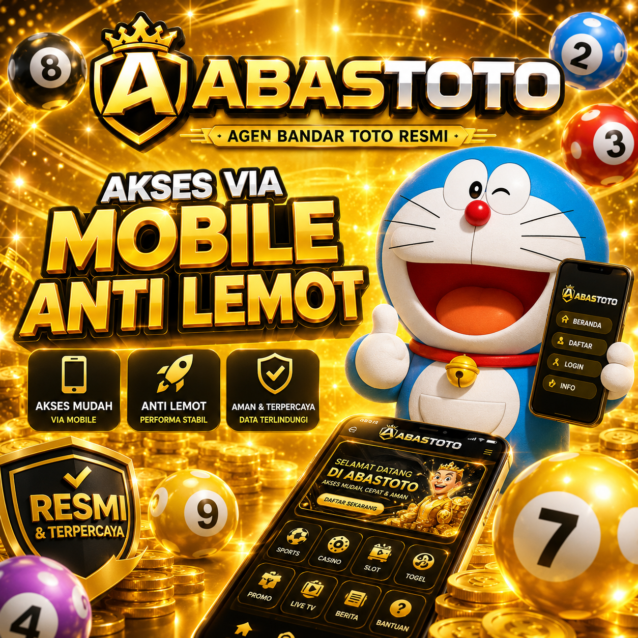 Abastoto: Agen Bandar Toto Resmi Akses Via Mobile Anti Lemot